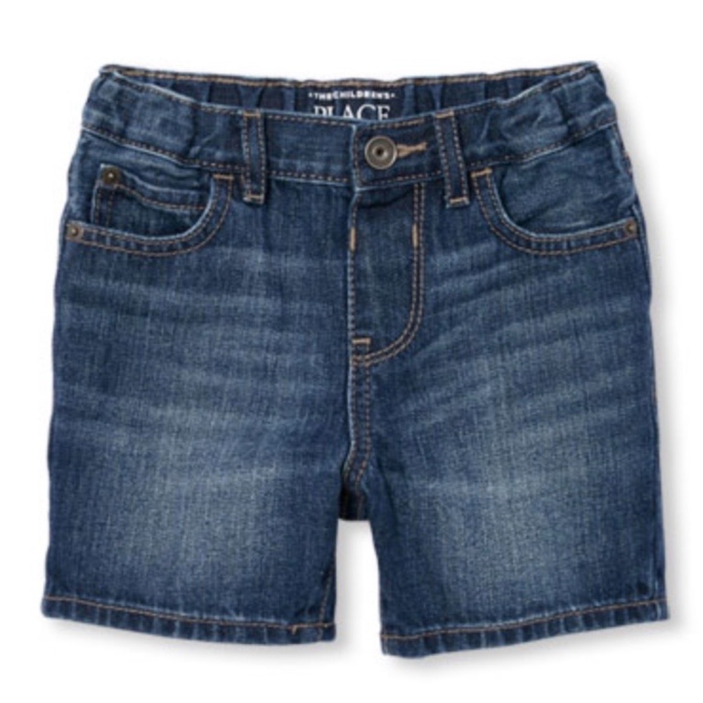 NWT Children’s Place shipyard wash denim short 2T